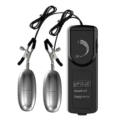 Vibrating Nipple Clamps - Wibrujące klamerki na sutki.