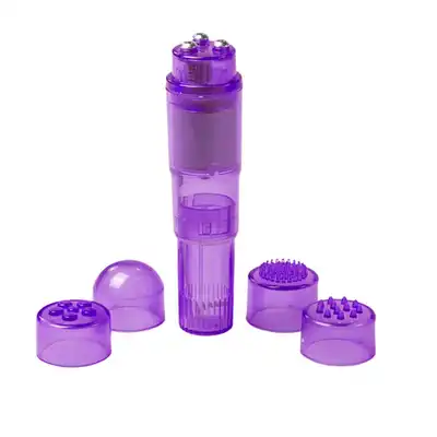 Easy Toys - Pocket Rocket. Mini wibrator z wymiennymi końcówkami.