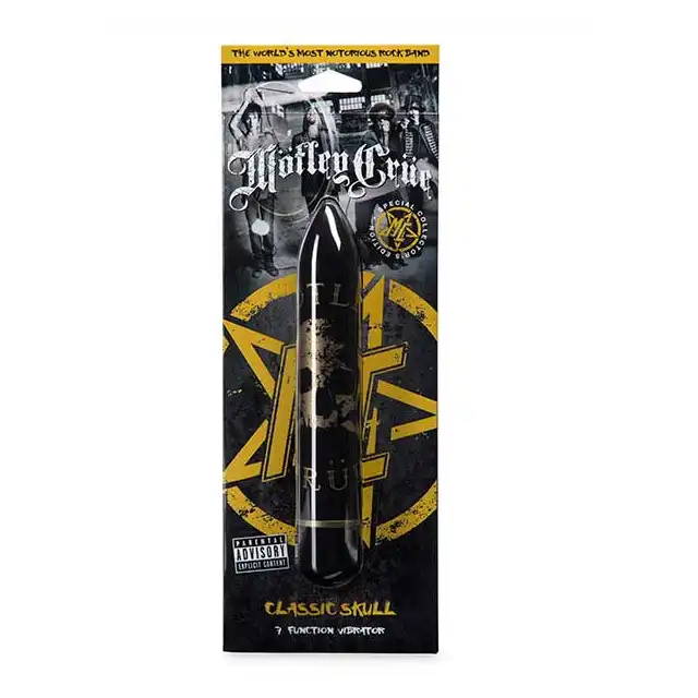 Mötley Crüe - Classic Skull. Klasyczny wibrator z edycji limitowanej.