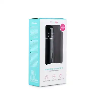Easy Toys - Diamond Vibrator. Elegancki wibrator z diamencikami.