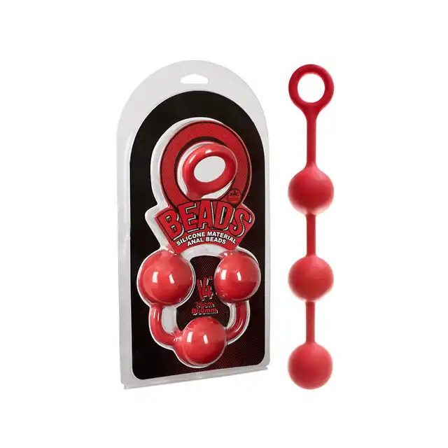 NMC - Silicone Anal Beads. Duże kulki analne.