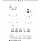 Obsessive - 817-COR-1 gorset i stringi. 