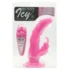 NMC - Icy Bunny. Wibrator z przyssawką. Miekki silikon medyczny.