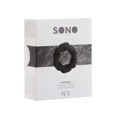 Sono - Cockring № 5. Elastyczny ring na penisa, silikon medyczny.
