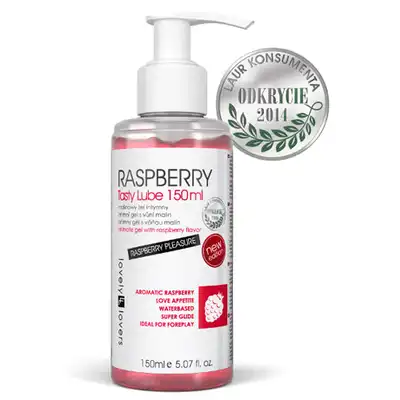 Lovely Lovers - Raspberry Tasty Lube. Żel intymny o malinowym aromacie.