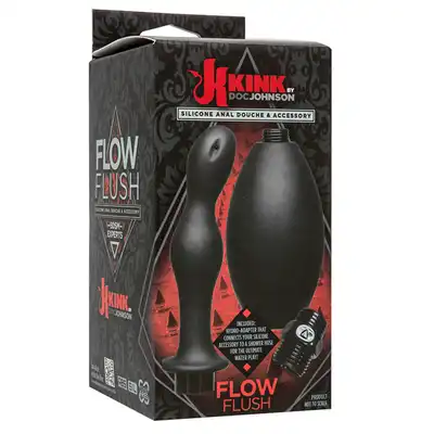 Kink by DocJohnson - Flow Flush. Gruszka do lewatywy z końcówką.