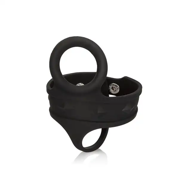 Calexotic - Ball Spreader. Nakładka na jądra z ringiem na penisa.