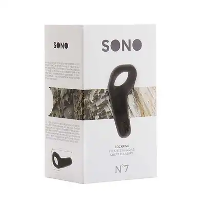 Sono - Cockring № 7. Elastyczny ring na penisa, silikon medyczny.