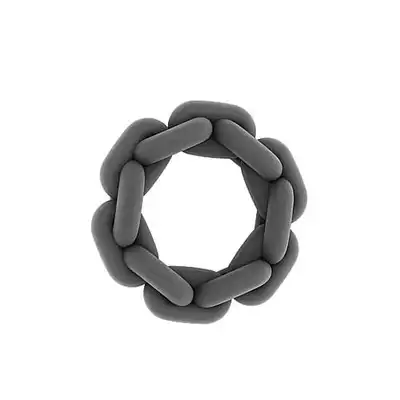Sono - Cockring № 5. Elastyczny ring na penisa, silikon medyczny.