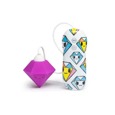 Tokidoki - Solitaire Petal Vibe. Jajeczko wibrujące z silikonową nakładką. miękką,