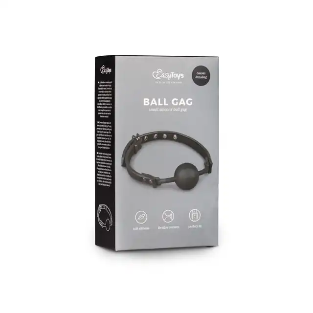 Easy Toys - Small Silicone Ball Gag. Knebel z silikonową kulką.