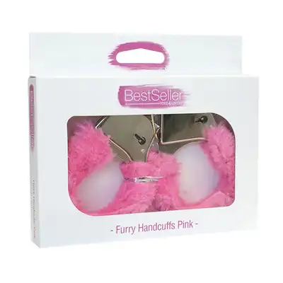 BestSeller - Furry Handcuffs Pink. Kajdanki z puszystym futerkiem. HIT!