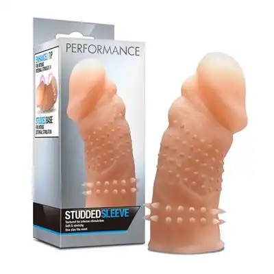 BlushNovelties - Performance Studded Sleeve. Nakładka na penisa z cyberskóry.