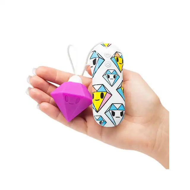 Tokidoki - Solitaire Petal Vibe. Jajeczko wibrujące z silikonową nakładką. miękką,