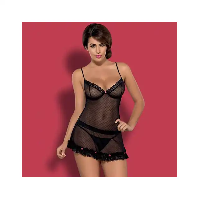 Obsessive - Piccorosa babydoll i stringi. Mega Sale!