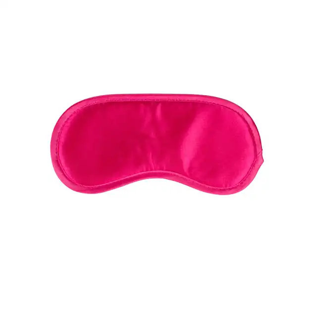 Easy Toys - Satin Blindfold. Różowa opaska na oczy z miękkiej satyny.