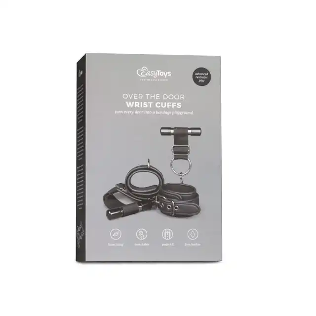 Easy Toys - Over The Door Wrist Cuffs. Mankiety montowane przy drzwiach.