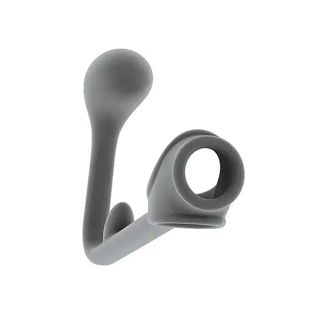 Sono - Butt Plug With Cockring № 3. Wtyczka analna z ringiem na penisa. Silikon medyczny.