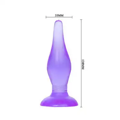 Butt Plug - Miękki, elastyczny korek dla miłośników analnych pieszczot.