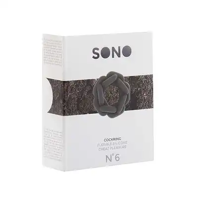 Sono - Cockring № 6. Elastyczny ring na penisa, silikon medyczny.