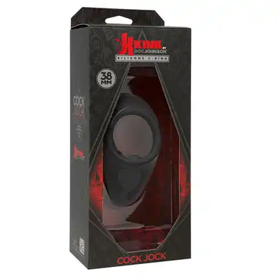 Kink by DocJohnson - Cock Jock. Wibrujący ring na jądra i penisa.