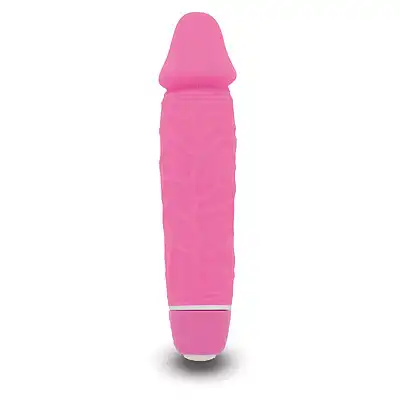 Seven Creations - Mini Silicone Classic. Mini wibrator w mocno zarysowaną główką.
