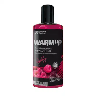 WarmUp - Olejek rozgrzewający do masażu. Słodkie maliny. Made in Germany!