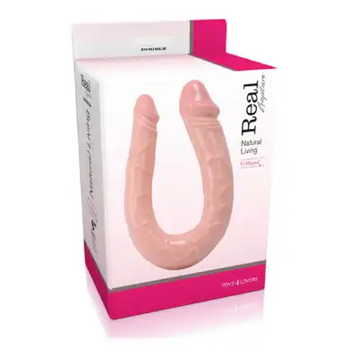 Real Rapture - U-Shaped. Podwójne mini dildo, realistyczne.