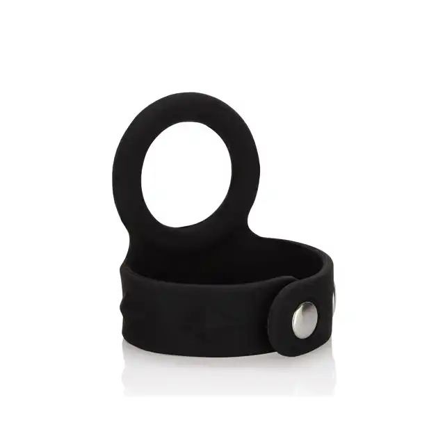 Calexotic - Scrotum Support Ring Medium. Ring na penisa z opaską na jądra.