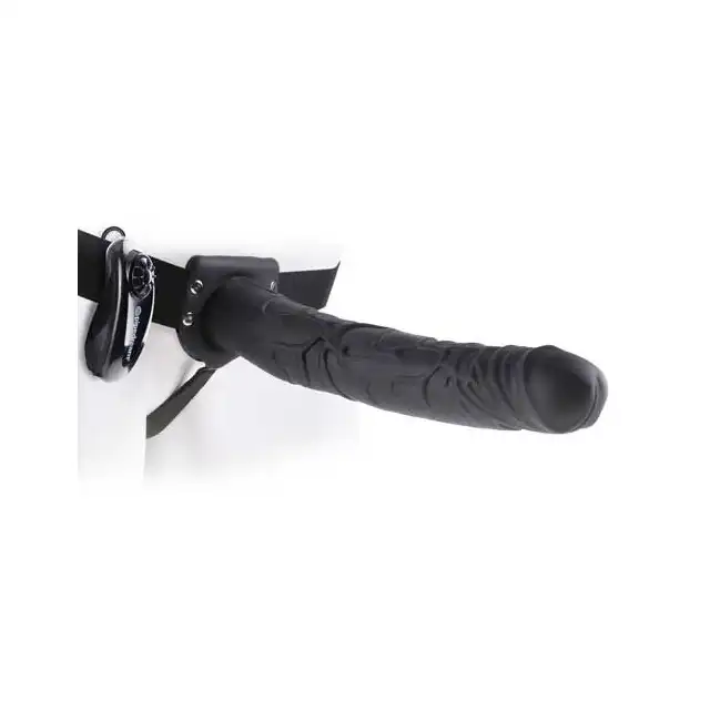 Fetish Fantasy - Vibrating Hollow Strap-On. Proteza dla mężczyzn. 29cm.