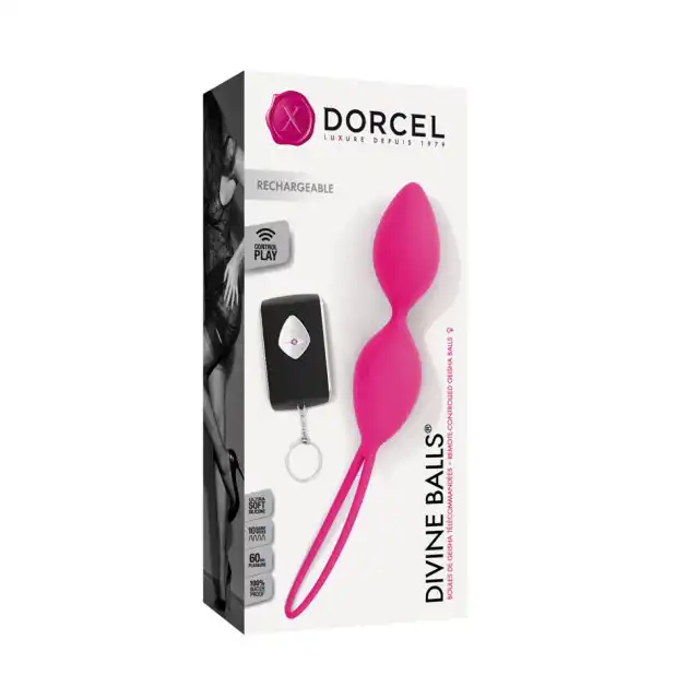 Dorcel - Divine Balls. Nowoczesne kulki Gejszy. Silikon medyczny.