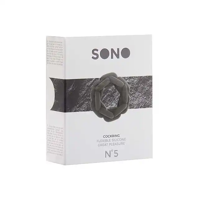 Sono - Cockring № 5. Elastyczny ring na penisa, silikon medyczny.