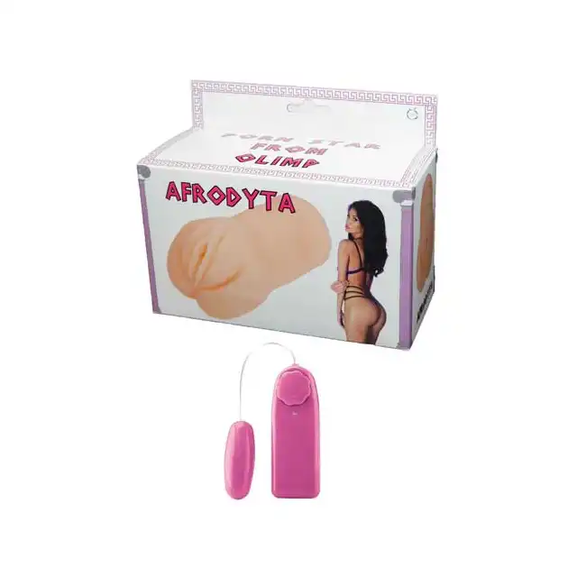 Porn Star From Olimp - Afrodyta. Wibrujący masturbator w formie seksownej kobiecej waginy. Wypustki stymulujące w środku. Top Produkt!