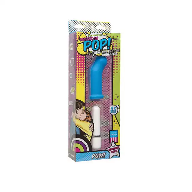 American Pop! - Pow! Pocisk wibrujący z silikonową nakładką.