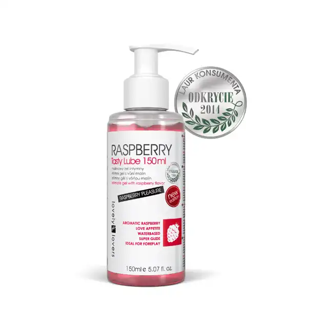 Lovely Lovers - Raspberry Tasty Lube. Żel intymny o malinowym aromacie.
