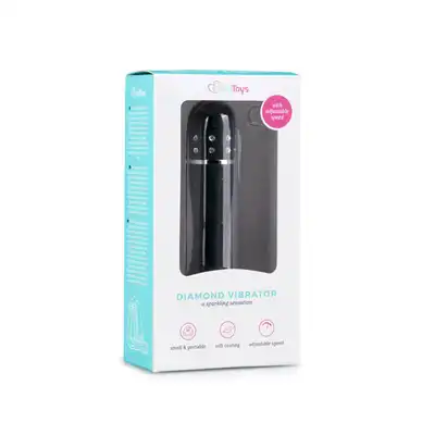 Easy Toys - Diamond Vibrator. Elegancki wibrator z diamencikami.