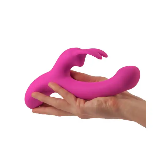 Big Teaze Toys - Love Buddies The Rabbit. Silikonowy wibrator króliczek. Wodoodporna.