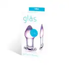 Gläs - Amethyst Rain Butt Plug. Szklana wtyczka analna.