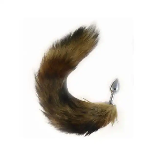 Boss Of Toys - Fox Tail Plug.  Fantazyjna wtyczka analna z  puszystą lisią kitką.