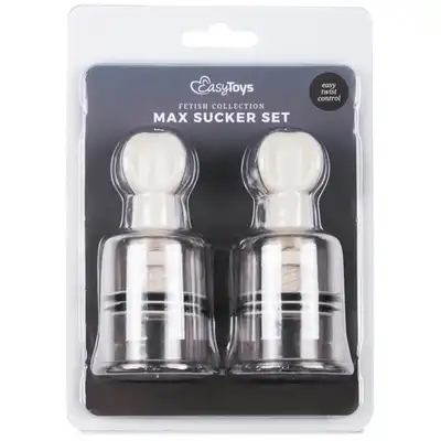 Easy Toys - Max Sucker Set. Super moce przyssawki do sutków.