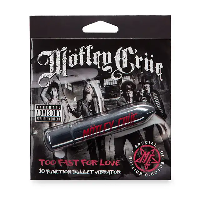 Mötley Crüe - Too Fast For Love. Mini wibrator z edycji limitowanej.