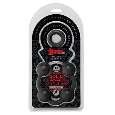 Kink by DocJohnson - Solid Anal Balls. Silikonowe kulki analne.