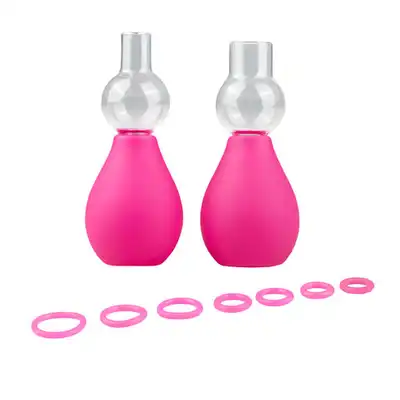 Easy Toys - Nipple Pump Set. Pompki do sutków. Większa wrażliwość na dotyk.