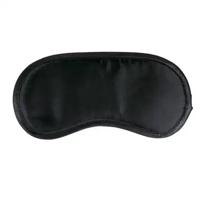 Easy Toys - Satin Blindfold. Czarna opaska na oczy z miękkiej satyny.
