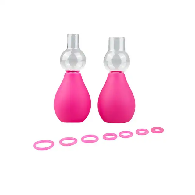 Easy Toys - Nipple Pump Set. Pompki do sutków. Większa wrażliwość na dotyk.