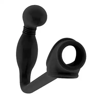Sono - Butt Plug With Cockring № 2. Wtyczka analna z ringiem na penisa. Silikon medyczny.