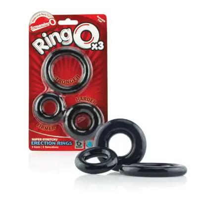 The Screaming O - Ring O. Super elastyczne ringi podtrzymujące erekcję.