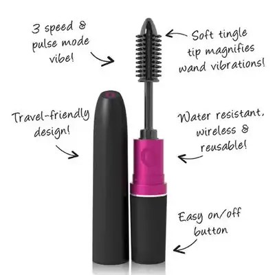 The Screaming O - Vibrating Mascara Wand. Wibrująca szczoteczka od mascary, 100% dyskrecji!