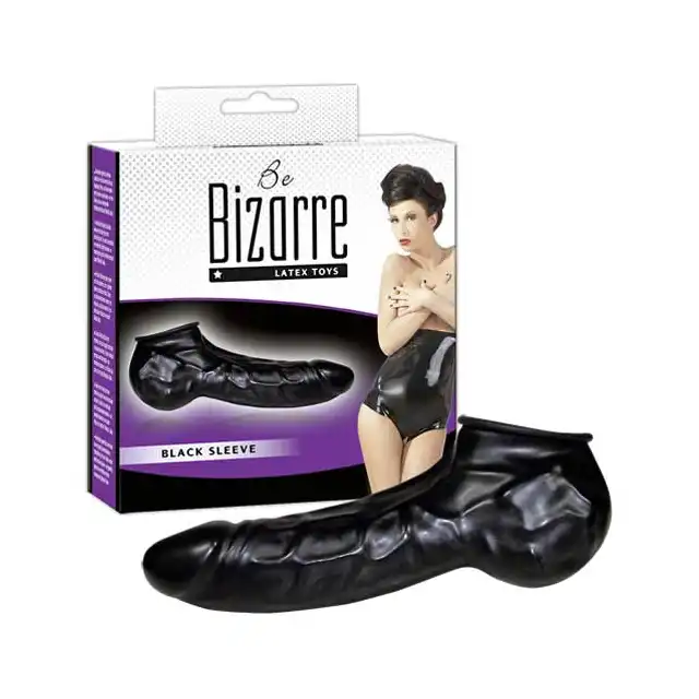 Be Bizarre - Black Sleeve. Lateksowa nakładka na penisa.
