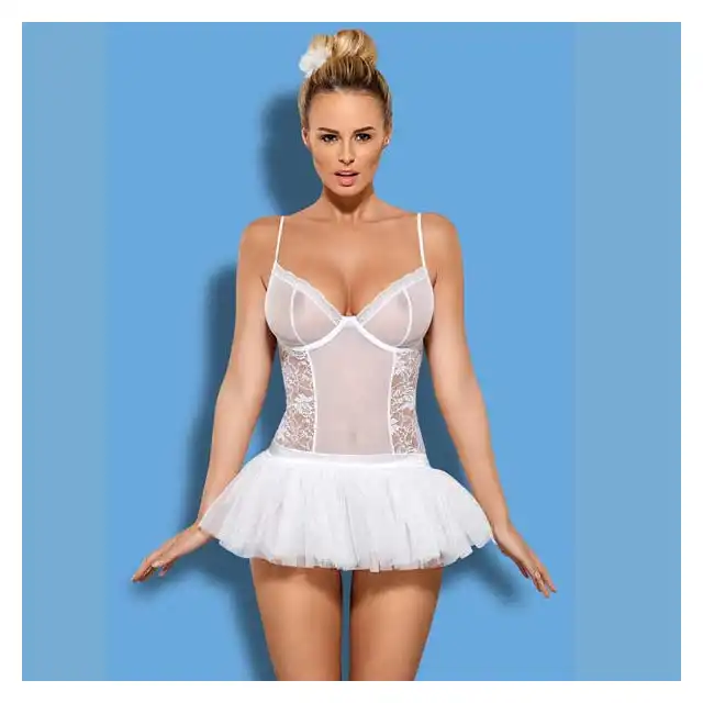 Obsessive - Swangel kostium 6-częściowy. HIT! 3 wersje: aniołek, baletnica, sexy body. 